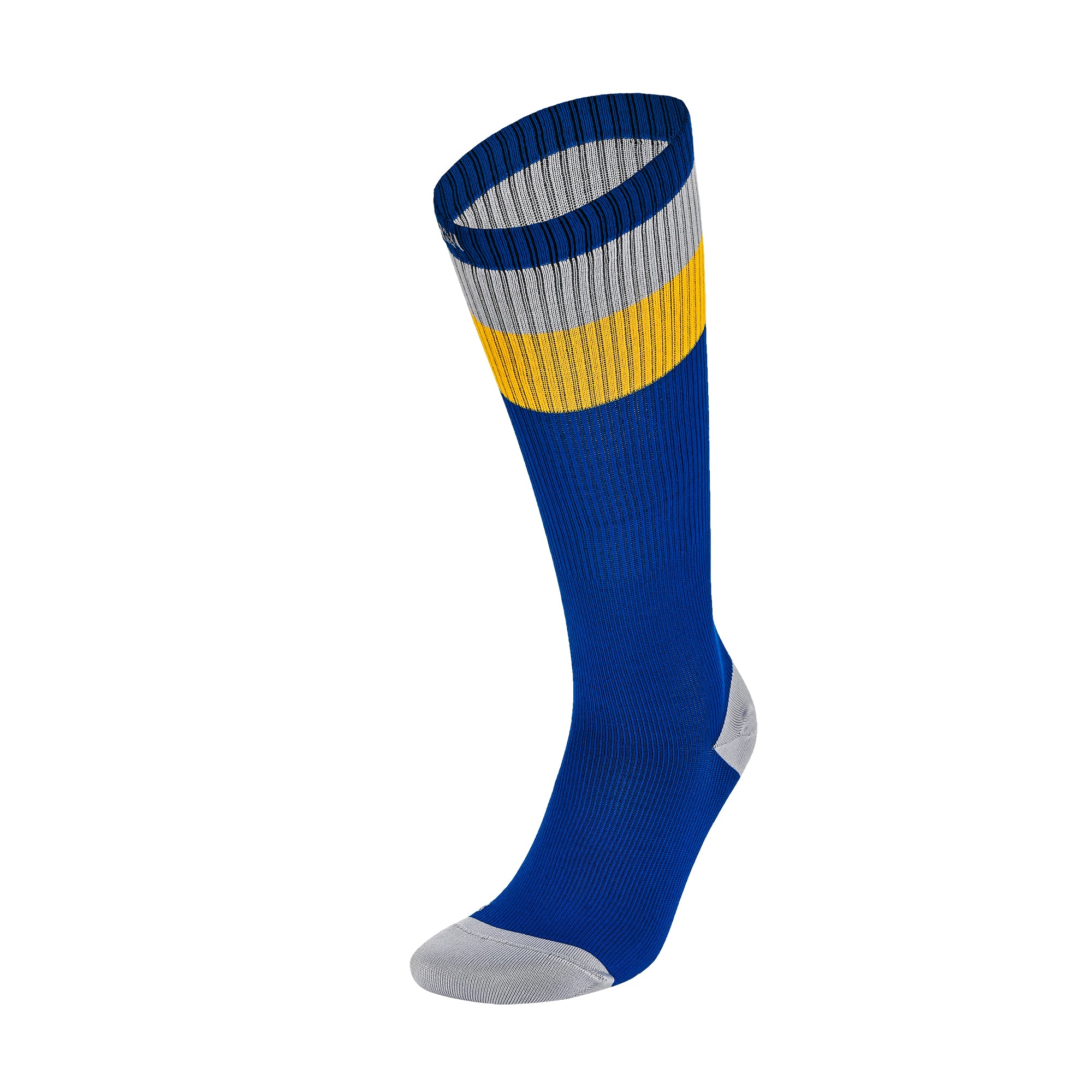 SEVILLA Gelişmiş Nem Kontrollü Light Compression Profesyonel Koşu Çorabı - Lacivert/Sarı