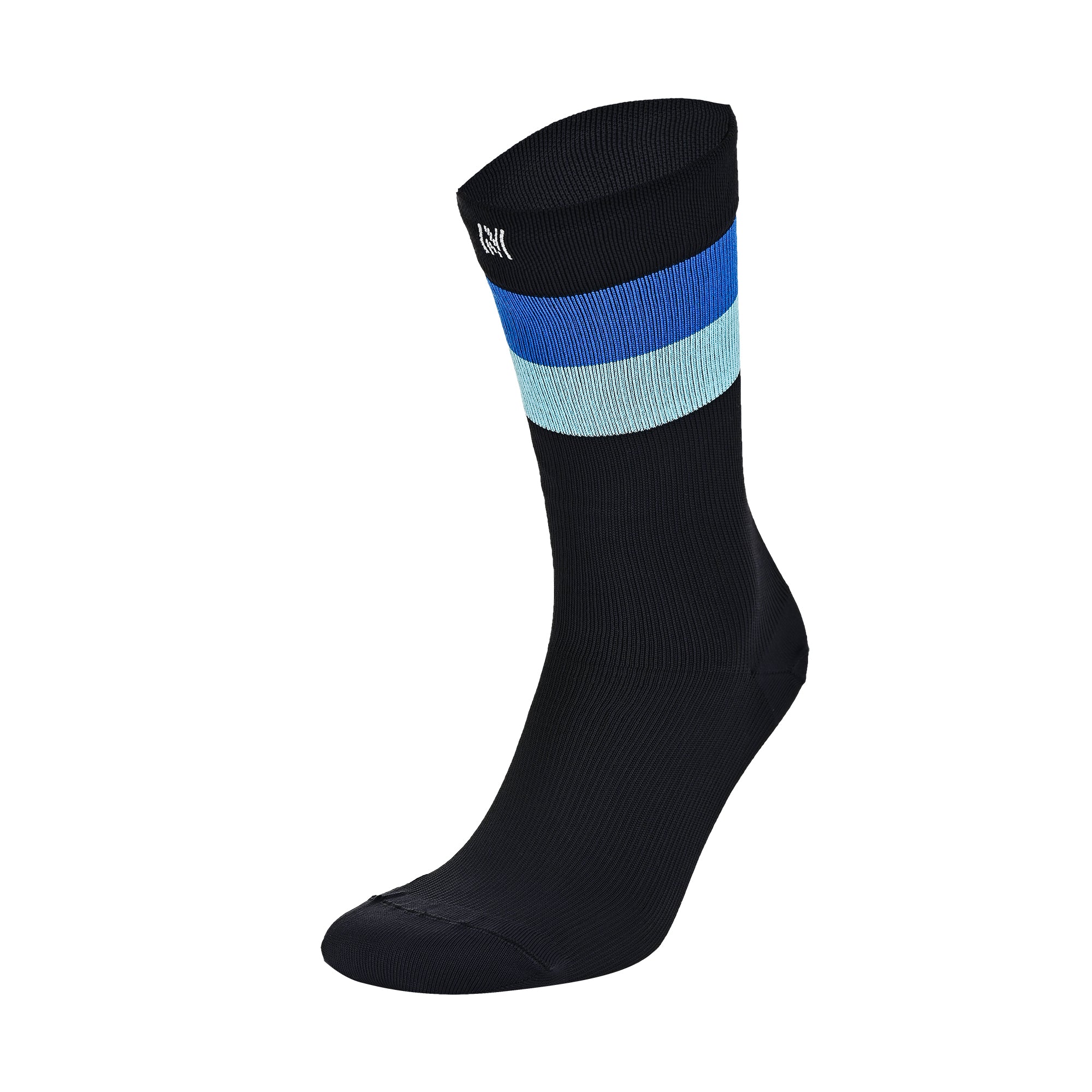 SEVILLA Crew Gelişmiş Nem Kontrollü Light Compression Profesyonel Koşu Çorabı - Siyah