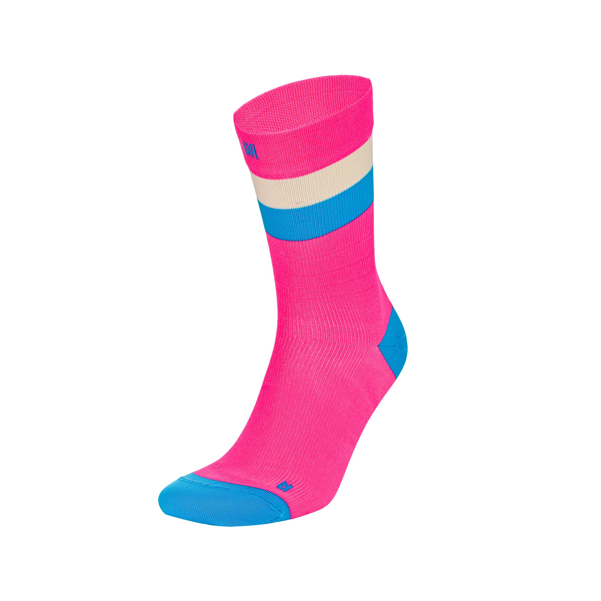 SEVILLA Crew Gelişmiş Nem Kontrollü Light Compression Profesyonel Koşu Çorabı - Pembe