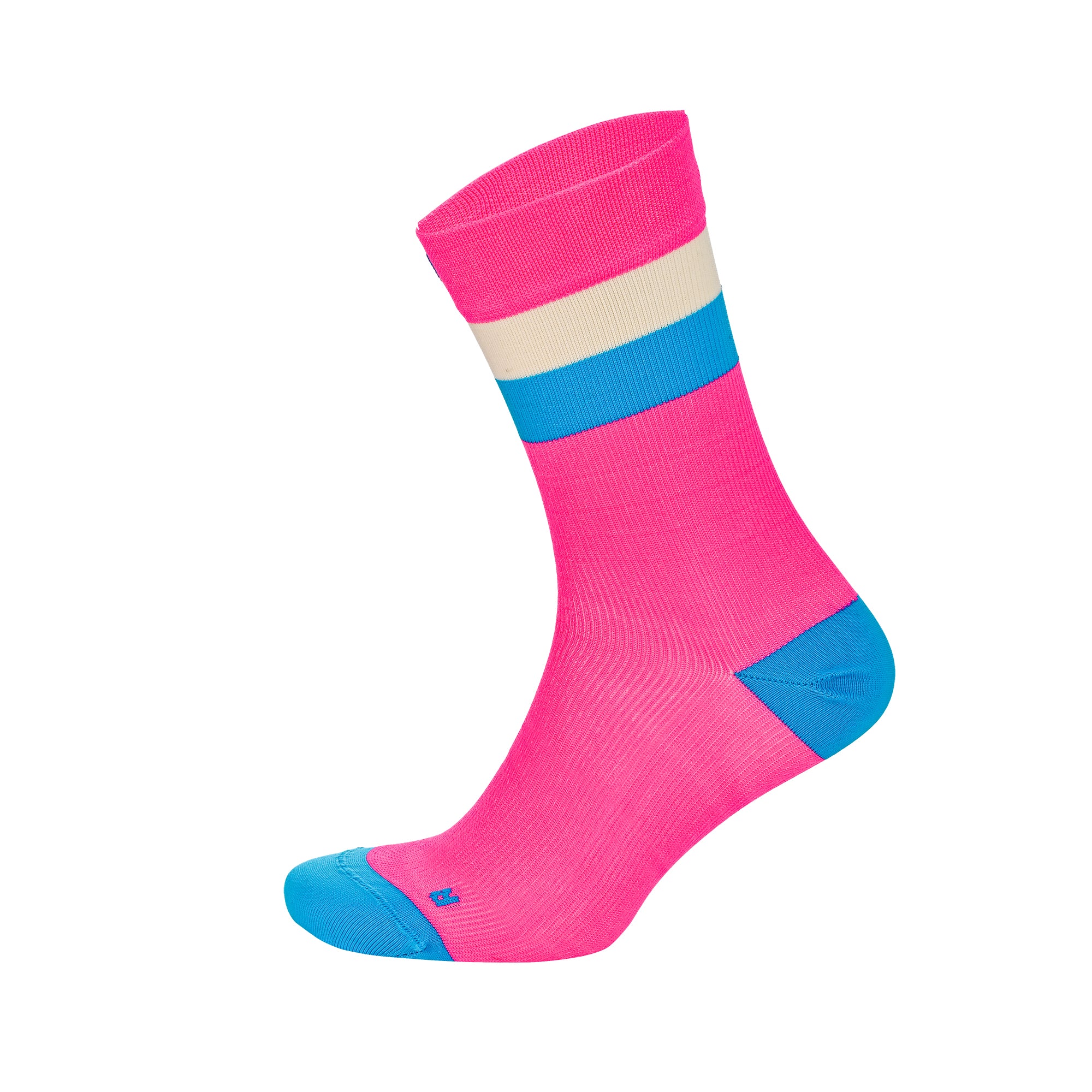 SEVILLA Crew Gelişmiş Nem Kontrollü Light Compression Profesyonel Koşu Çorabı - Pembe