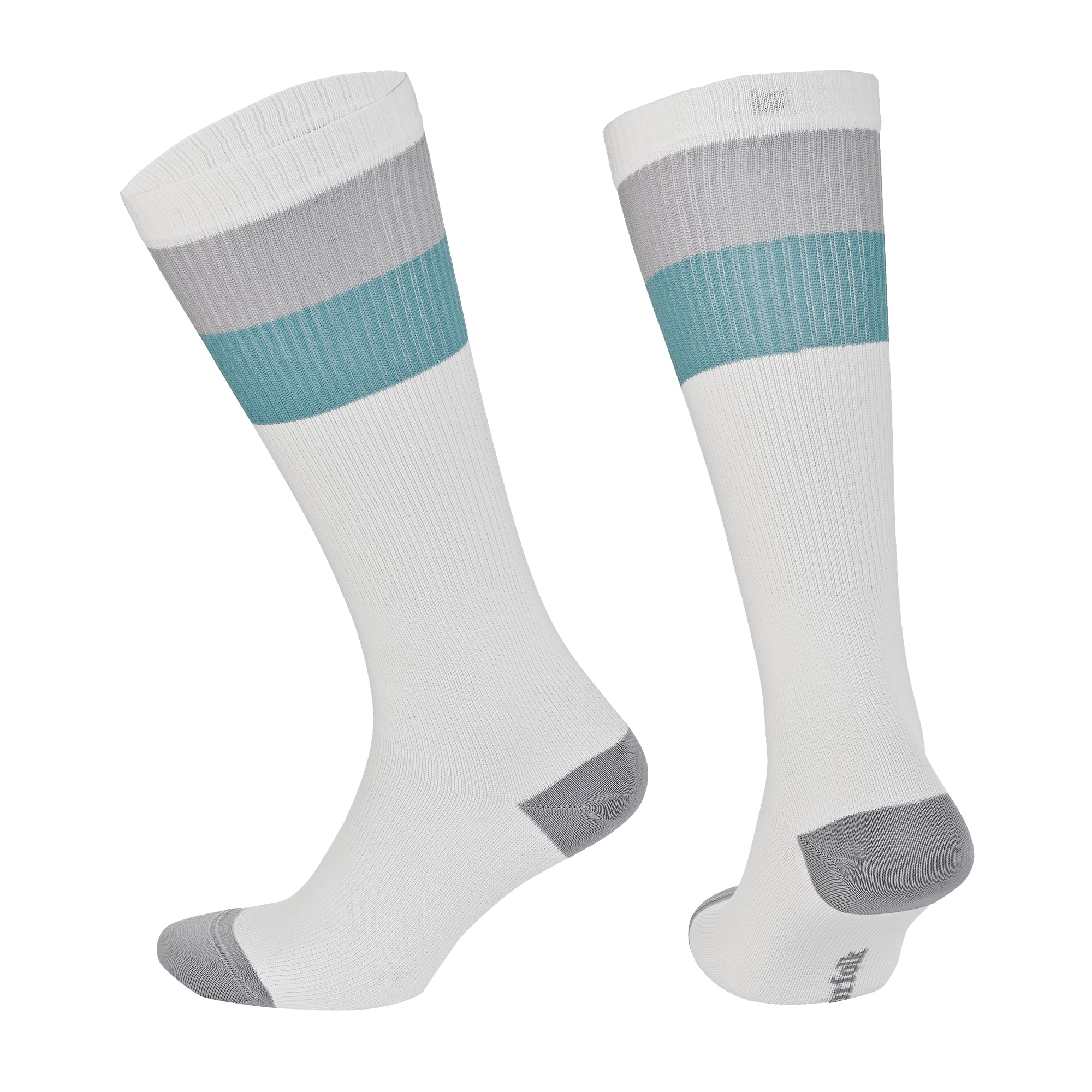 SEVILLA Gelişmiş Nem Kontrollü Light Compression Profesyonel Koşu Çorabı - Beyaz