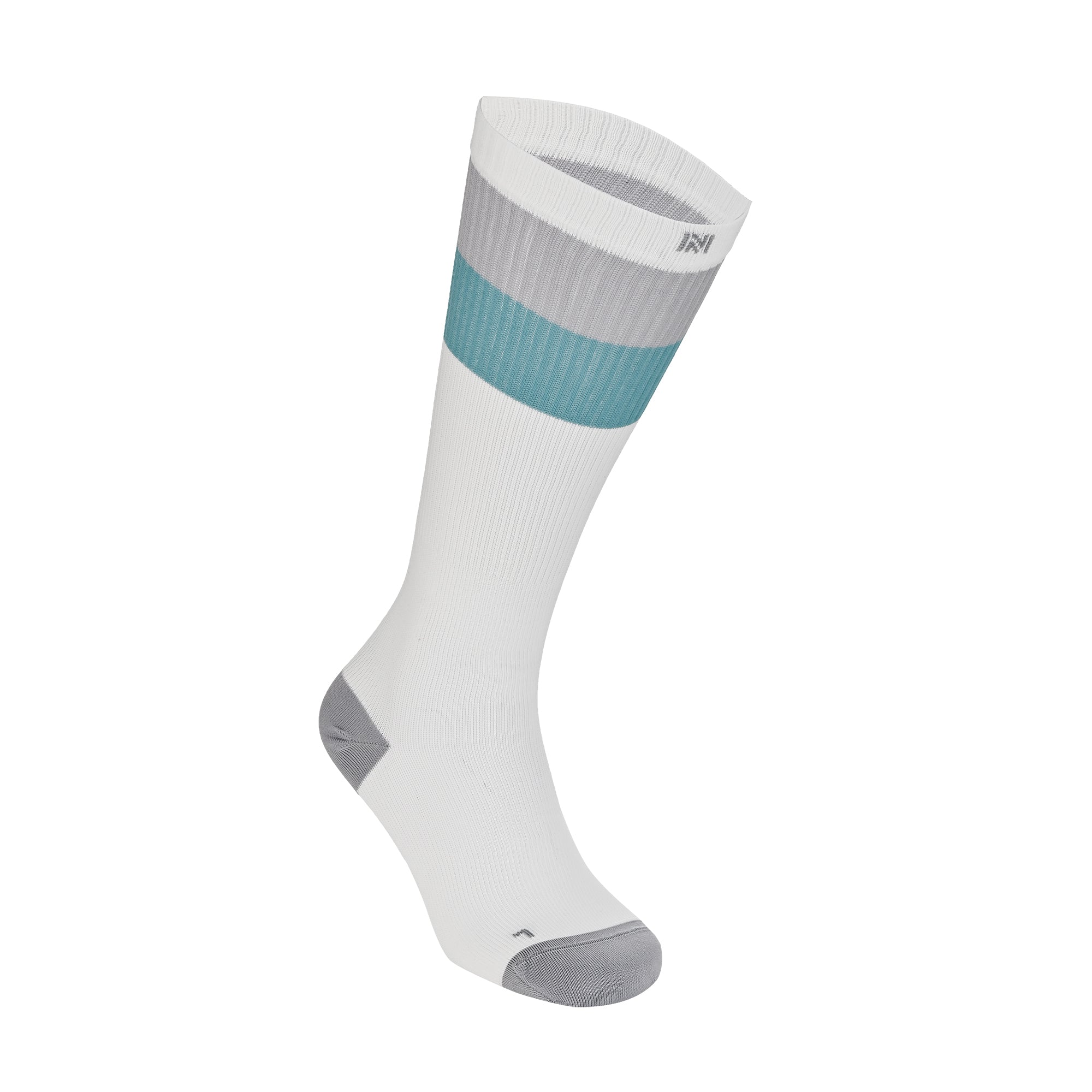 SEVILLA Gelişmiş Nem Kontrollü Light Compression Profesyonel Koşu Çorabı - Beyaz