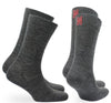 SHELDON Merino Yünü Outdoor Yürüyüş Çorapları 2'li Paket Gri