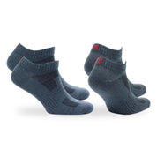 SHELDON LC Düşük Kesim Merino Yünü Outdoor Yürüyüş Çorapları 2'li Paket Yeşil