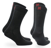 SHELDON Merino Yünü Outdoor Yürüyüş Çorapları 2'li Paket Siyah