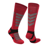 Snowbird %50 Merino Yünlü, Kramp Önleyici Kompresyon Kayak ve Snowboard Çorabı - Kırmızı