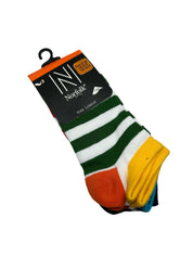 Sylvester %80 Pamuklu Günlük Çocuk Çorabı 3'lü Paket Pembe/Mavi/Yeşil