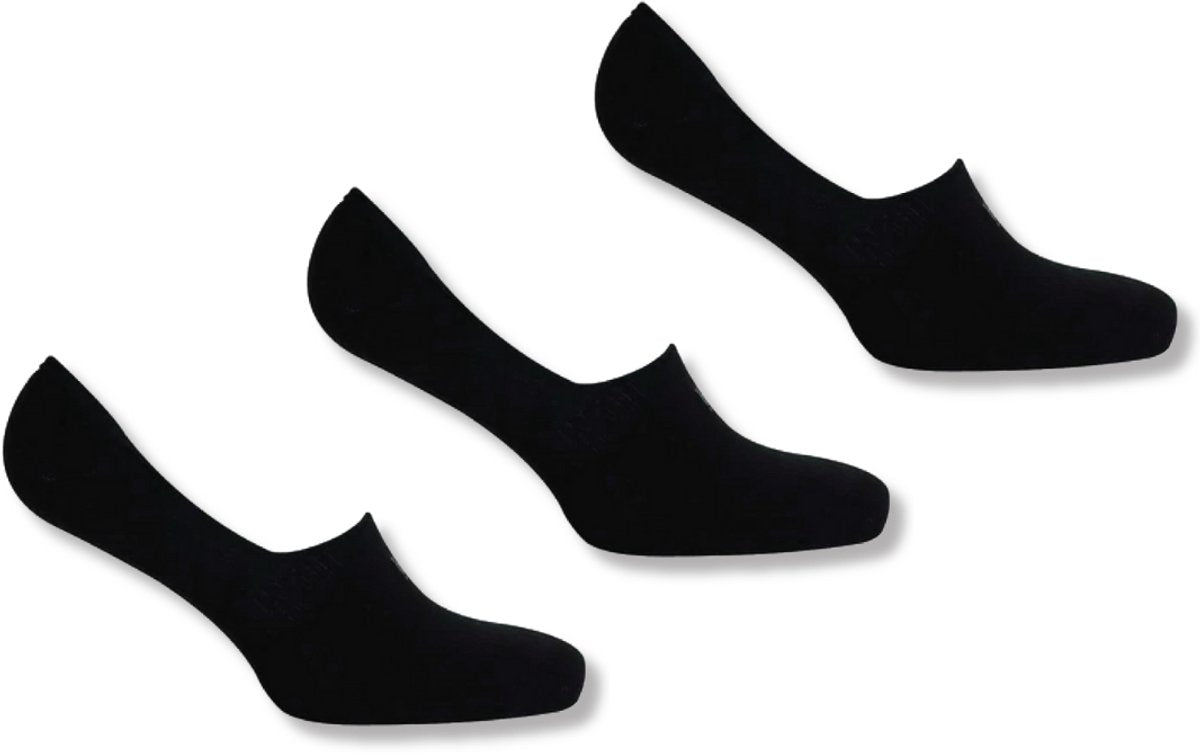 Tokyo Unisex %80 Pamuk Babet Çorap 3'lü Siyah