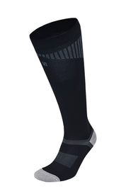 Valencia Light Compression Profesyonel Koşu Çorapları Siyah/Gri