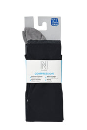 Valencia Light Compression Profesyonel Koşu Çorapları Siyah/Gri