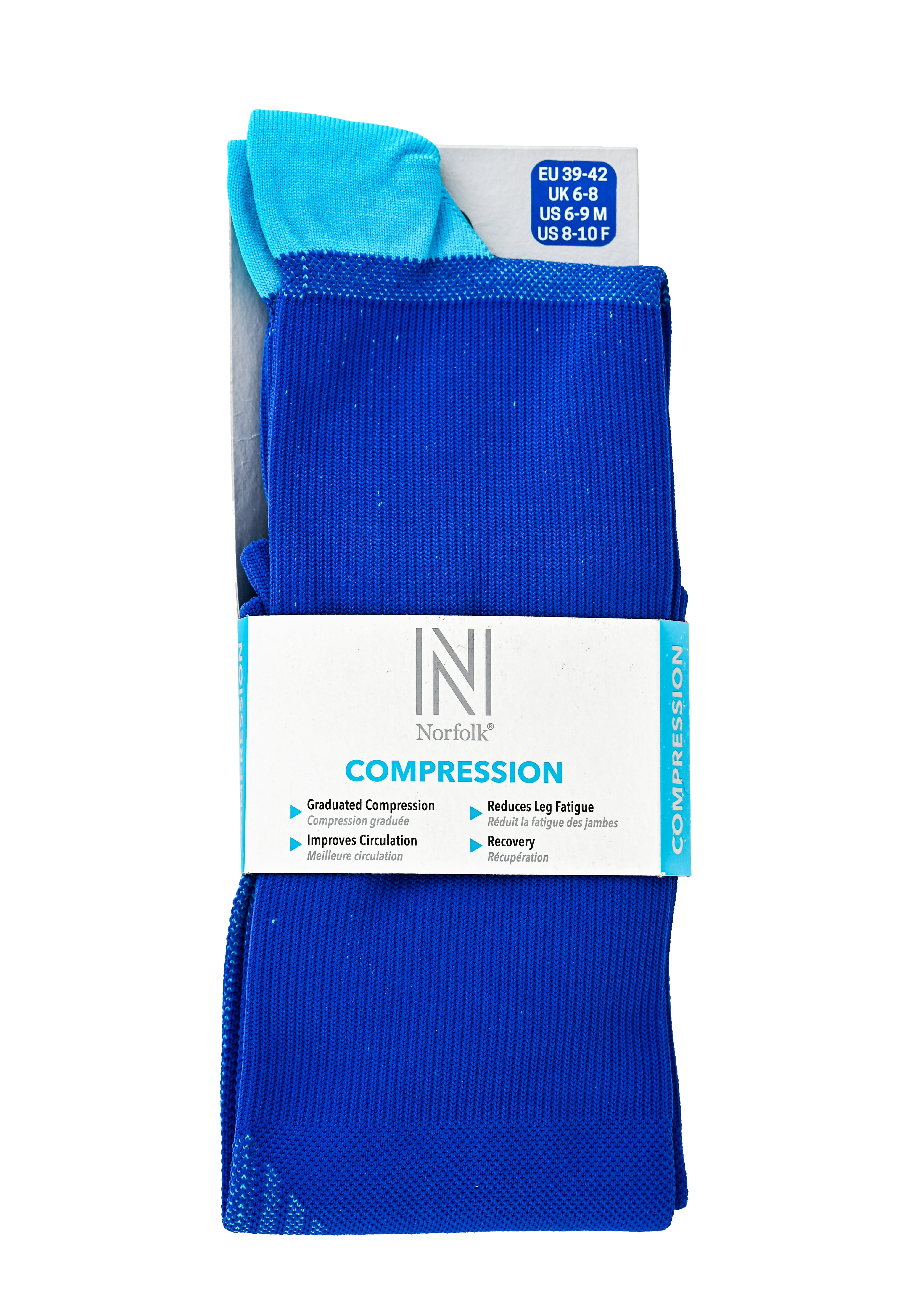 Valencia Light Compression Profesyonel Koşu Çorapları Mavi